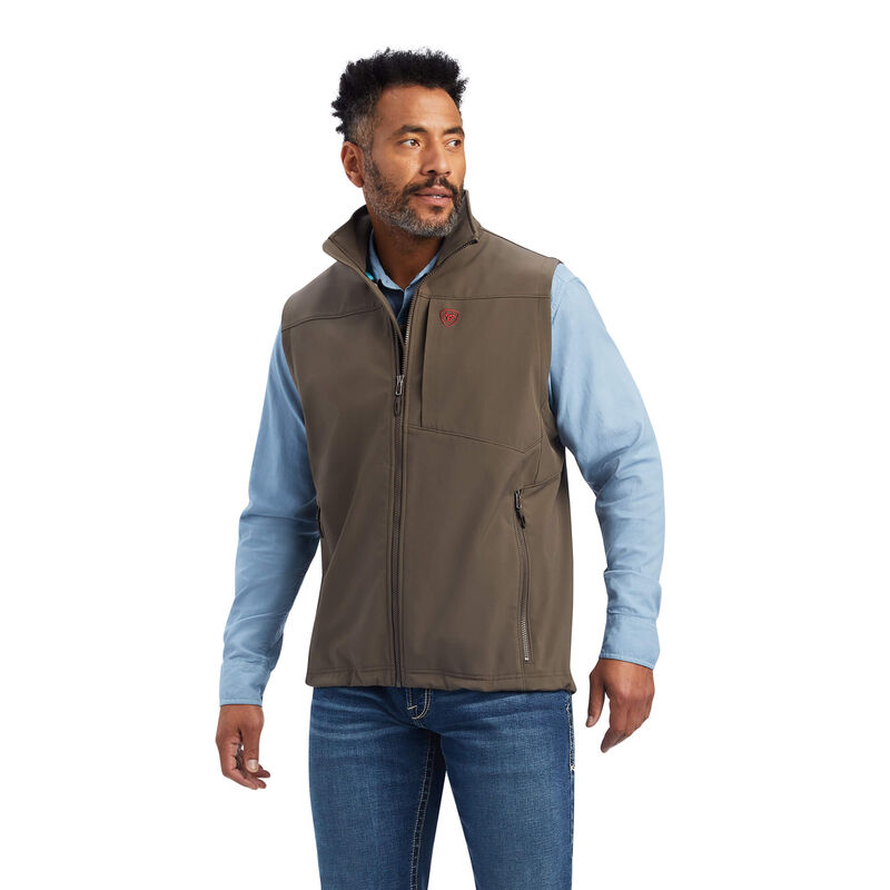 Ariat Weste Herren - Logo 2.0 Softshell DunkelBraun ( OYHBW-1726 )